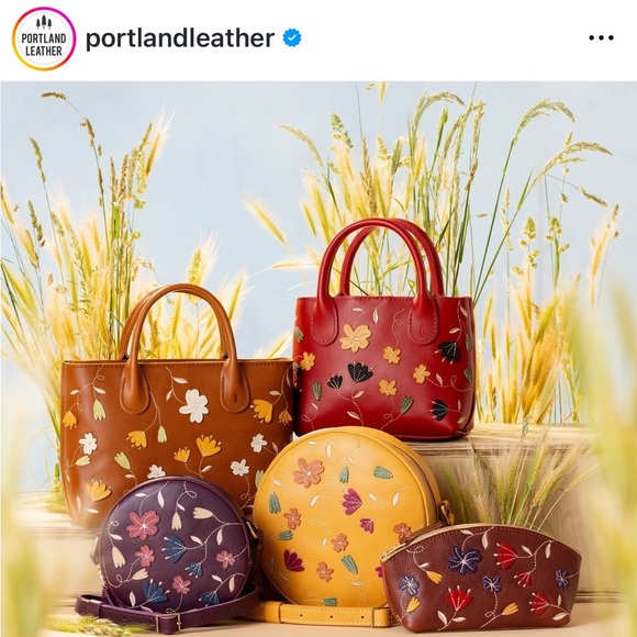 Portland Leather Raindrop Folklore in Honey Brand New Perfect Condition Sold Out - Picture 7 of 13
